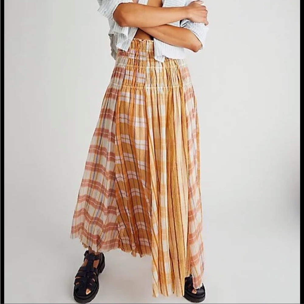 Free People Lausanne Convertible Maxi Skirt XS